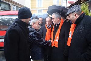 Remzi Aydın, Kemerburgaz Esnafıyla Buluştu..