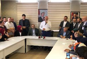 İçişleri Bakanımız Sn.Soylu'yu İlçe Başkanlığımızda Ağırladık.