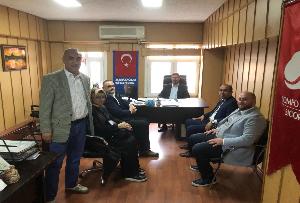 Eyüpsultan esnaflarımızdan Taner Dursun’a işyerinde ziyaret